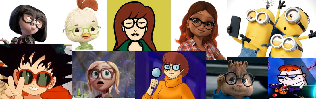 Los personajes animados con gafas más famosos