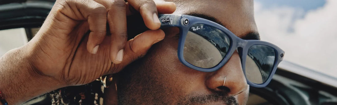 Hombre usando Ray-ban Meta