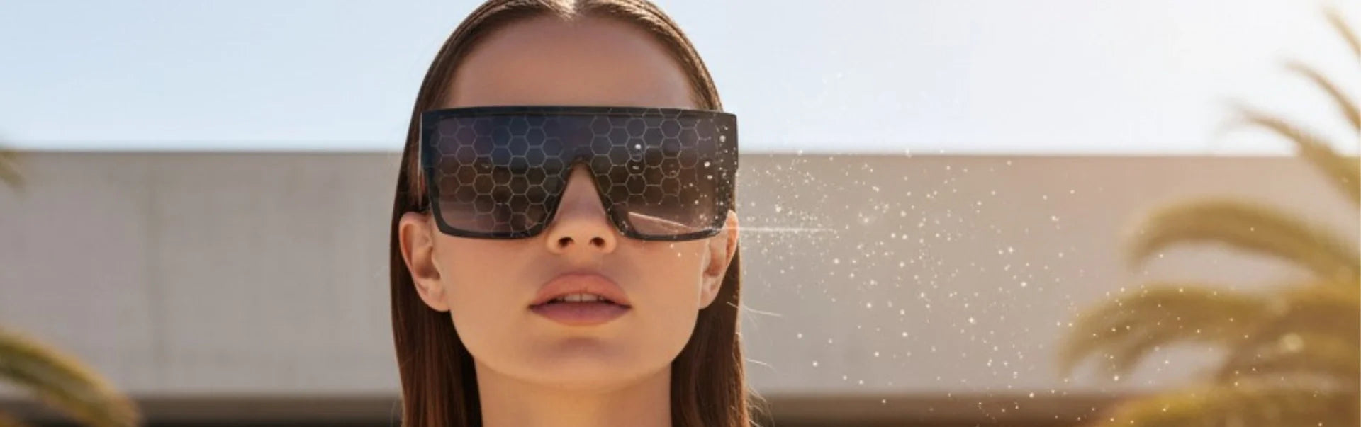 La Optica Occhiali Da Sole Unisex Nero Opaco – Lenti Grigie Polarizzate UV400, Categoria 3, Per Festival E Sport