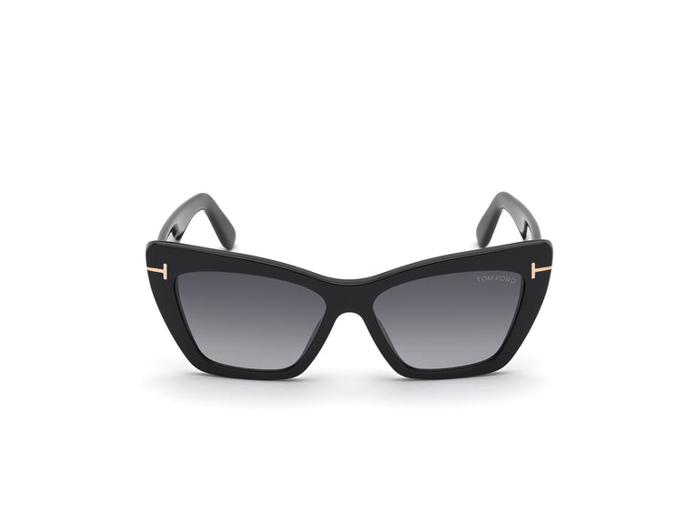 Tom Ford FT0871 WYATT - 01B - Negro Brillo / Gris Degradado - 56 mm
