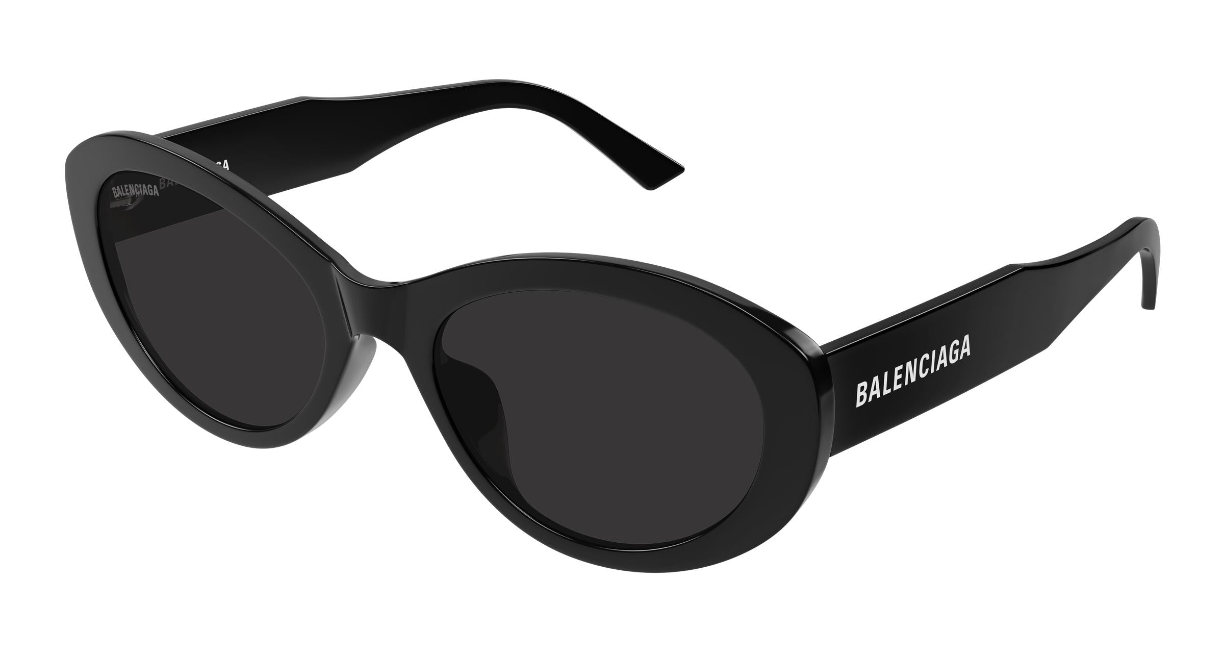 balenciaga goggles Balenciaga BB0446S Sunglasses 001 Black female Oval