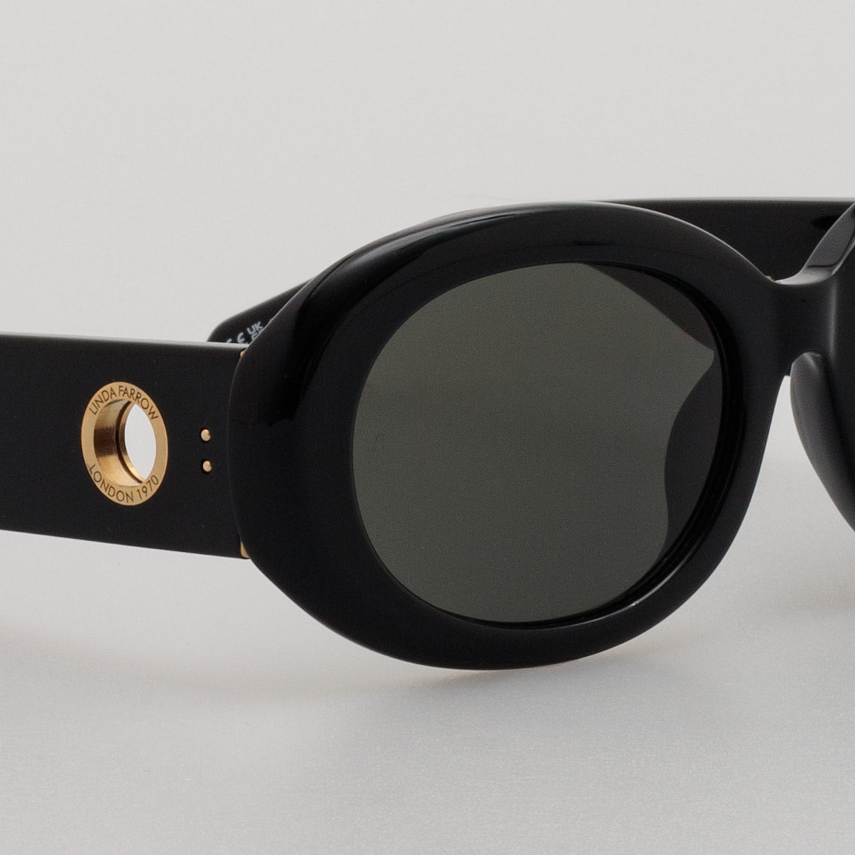 Linda Farrow Lina Sunglasses in Black C1 55