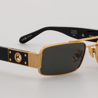 Linda Farrow Joey Sunglasses in Yellow Gold C1 61