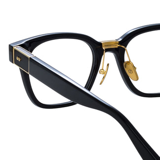 Linda Farrow Sanchez Optical Frame in Black AC 52