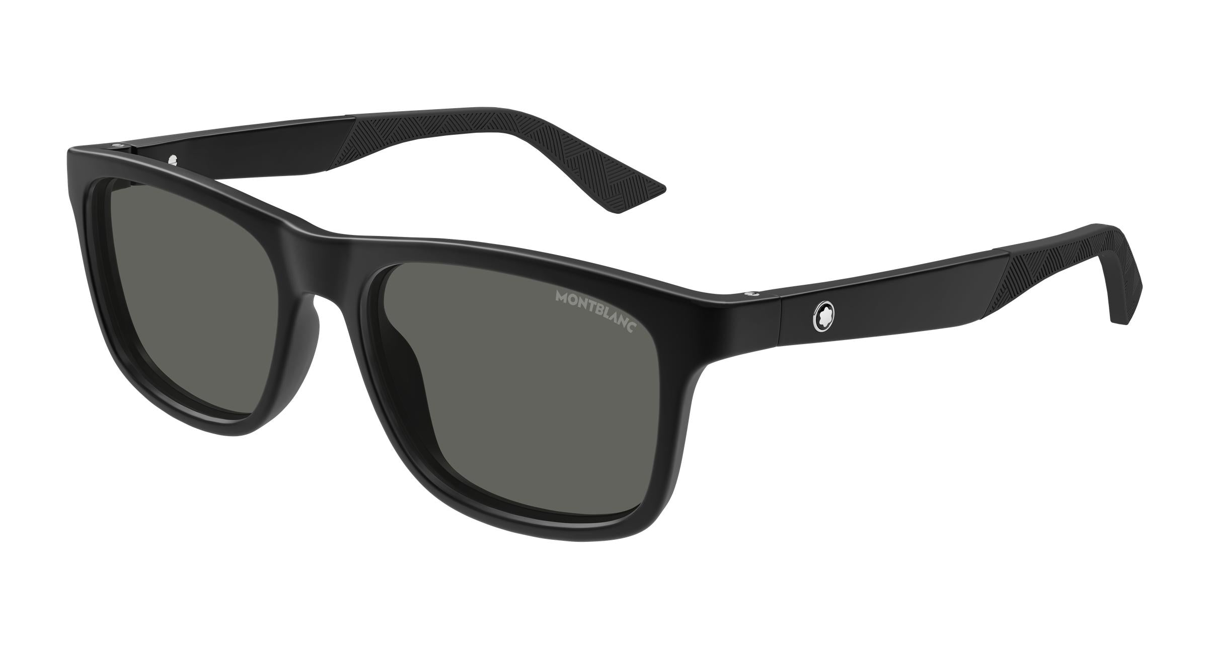 FETICO×BLANC SUNGLASSES Black Montblanc MB0432S 002 55 | Bassol Optic România