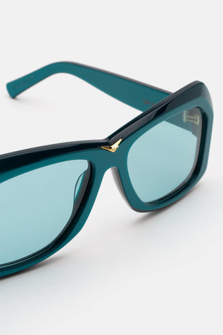 Marni Tiznit Metallic Teal LDA 57