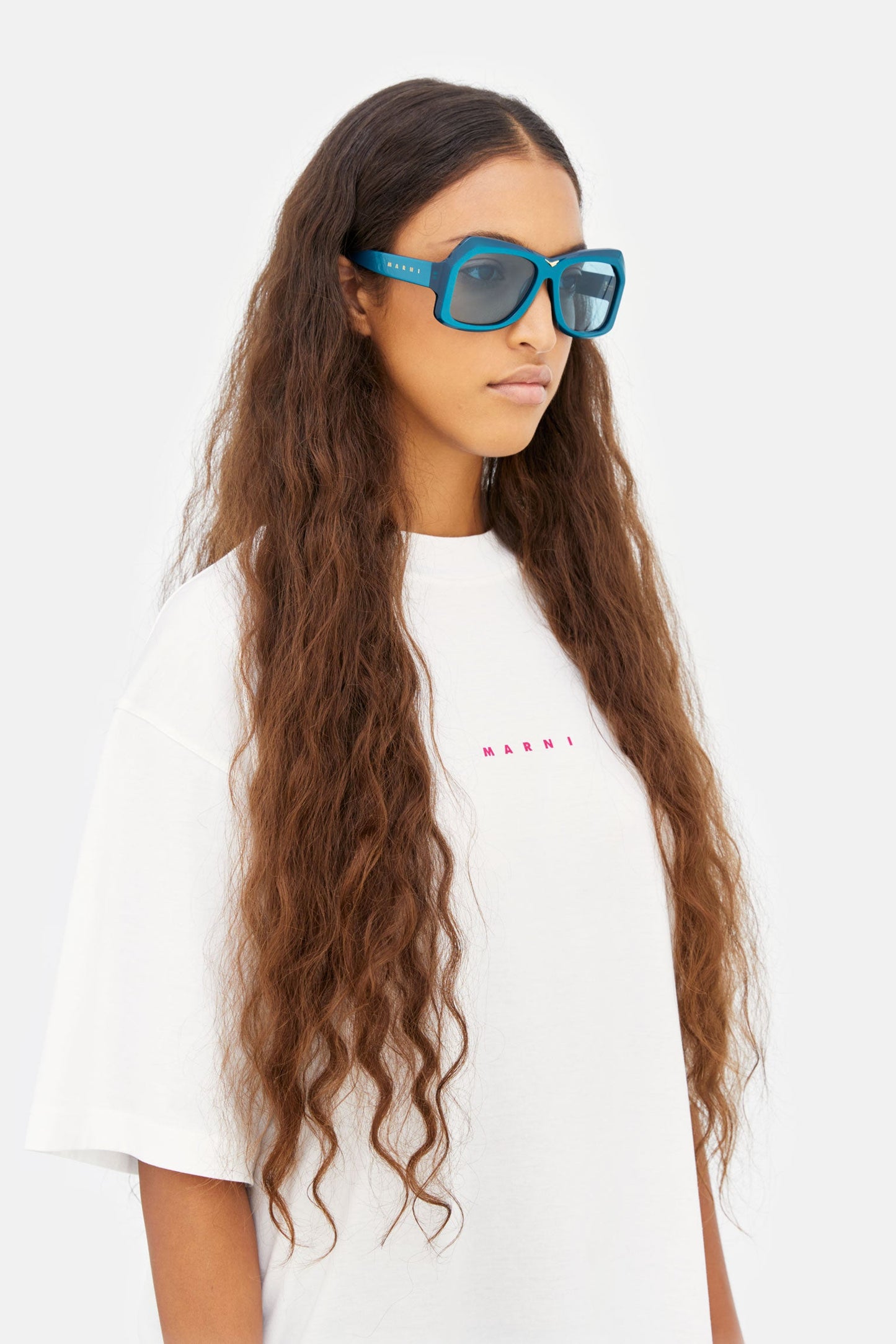 Marni Tiznit Metallic Teal LDA 57