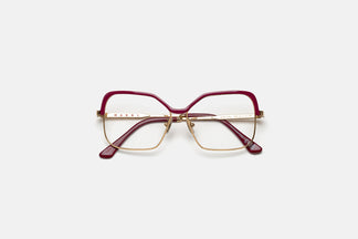 Marni Unila Valley Optical Burgundy Gold E8S 56