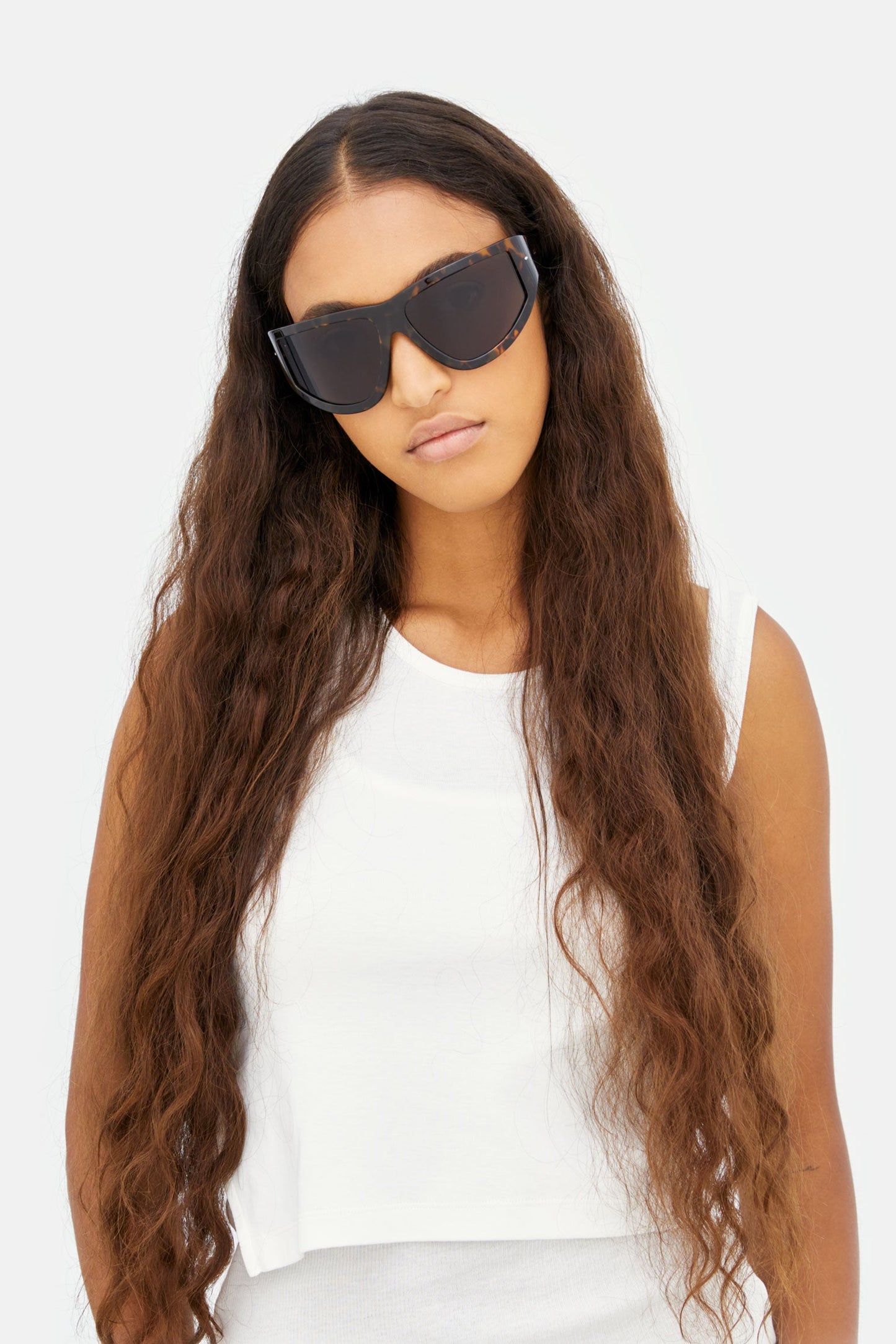 Retrosuperfuture ANDY WARHOL KNIVES BURNT HAVANA CS7 67