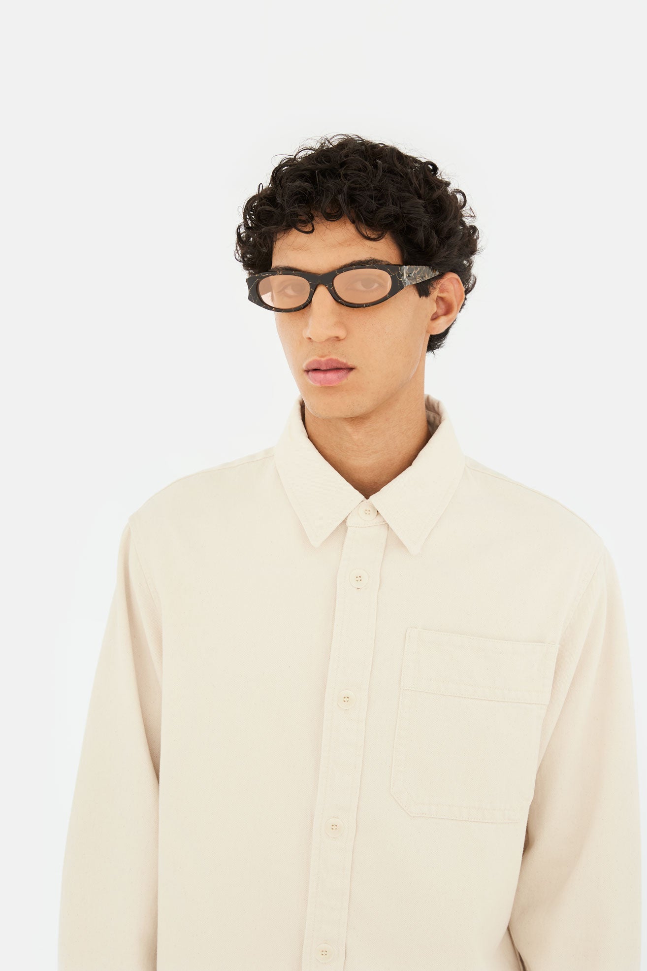 Retrosuperfuture RAZZO BROWN MARBLE LS3 54