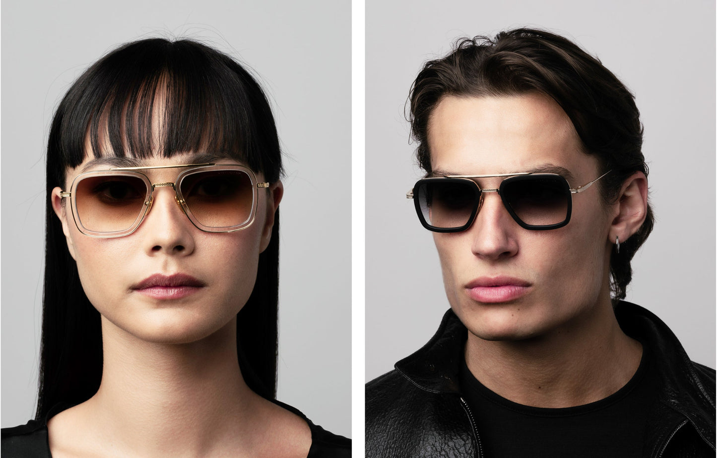 Dita FLIGHT.006 7806 C GRY GLD 52