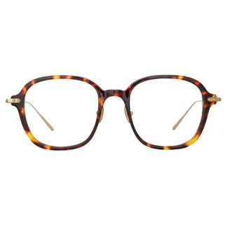 Linda Farrow Lane Square Optical Frame in Tortoiseshell (Asian Fit)