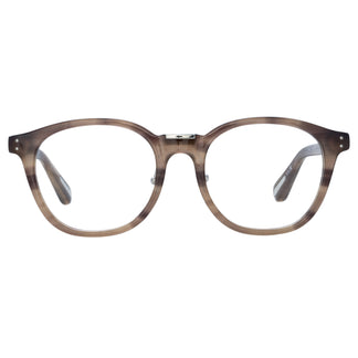 Linda Farrow Powell Optical D-Frame in Gray Horn C3 51