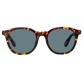 Linda Farrow Men's Powell D-Frame Sunglasses in Tortoiseshell C5 51