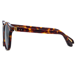 Linda Farrow Men's Powell D-Frame Sunglasses in Tortoiseshell C5 51