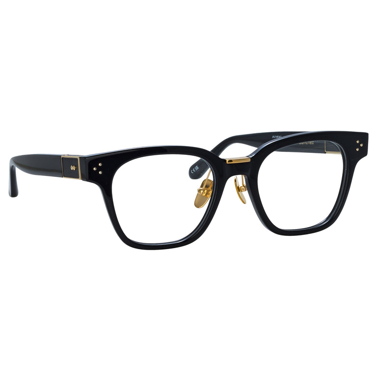 Linda Farrow Sanchez Optical D-Frame in Black C1 52