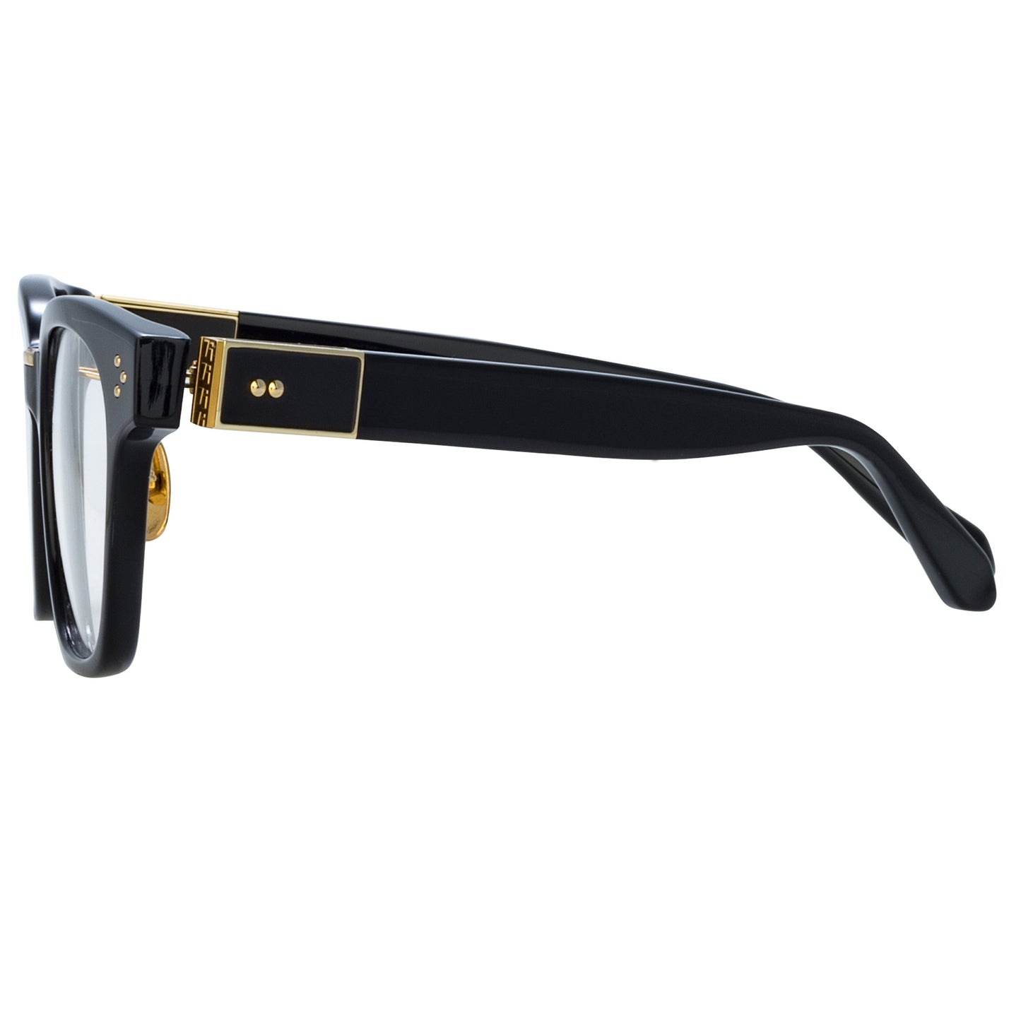 Linda Farrow Sanchez Optical D-Frame in Black C1 52