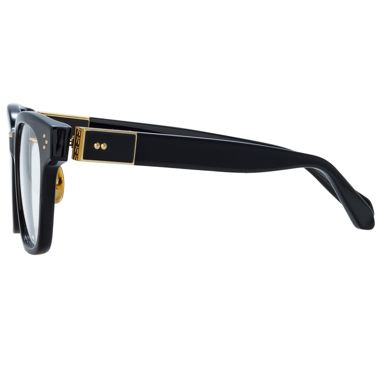 Linda Farrow Sanchez Optical D-Frame in Black C1 52