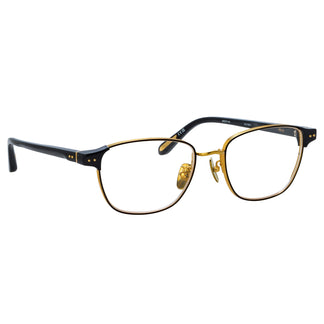 Linda Farrow Alvar Optical D-Frame in Black C1 53