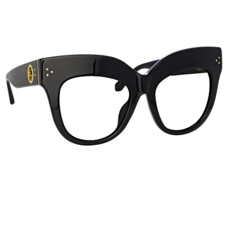 Linda Farrow The Dunaway | Oversized Optical Frame in Black (C14) C1 56