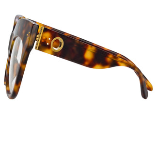 Linda Farrow The Dunaway | Oversized Optical Frame in Tortoiseshell (C15) C1 56