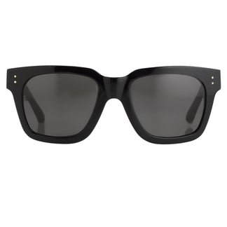 Linda Farrow The Max | D-Frame Sunglasses in Black Frame (C4) 52
