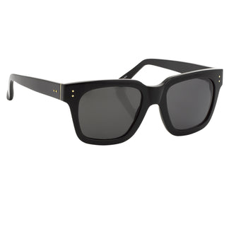 Linda Farrow The Max | D-Frame Sunglasses in Black Frame (C4) 52