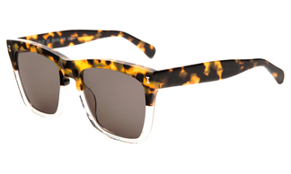 Illesteva Los Feliz Half-Half Tortoise-Grey 55