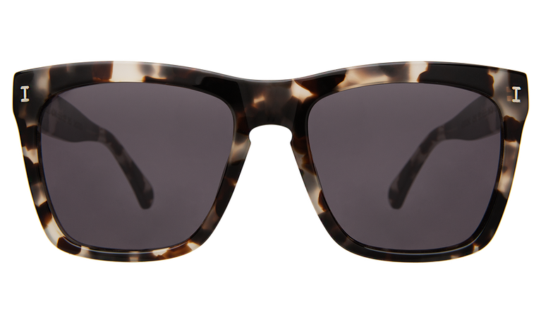 Illesteva Los Feliz White Tortoise-Grey 55