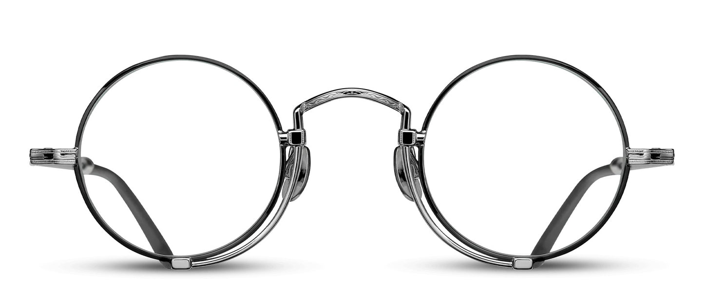 MATSUDA 10103H Palladium White - Matte Black