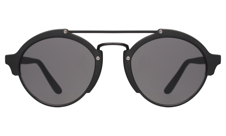 Illesteva Milan II Matte Black-Grey 54