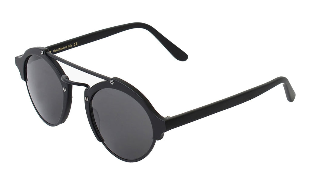 Illesteva Milan II Matte Black-Grey 54