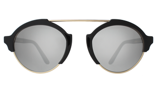 Illesteva Milan III Black-Silver Mirror 53/24/140