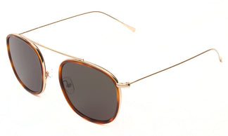 Illesteva Mykonos Ace Havana-Gold-Grey Flat 52