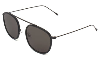 Illesteva Mykonos Ace Matte Black-Grey Flat 52