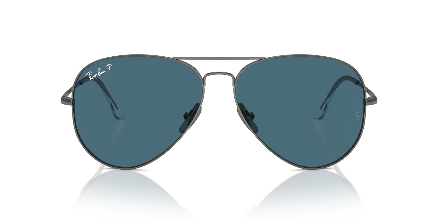Ray-Ban RB8089 AVIATOR TITANIUM 165/S2 62