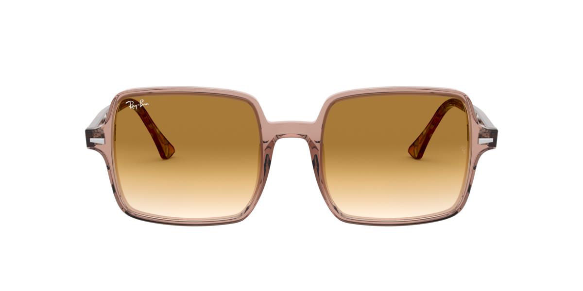 Ray-Ban RB1973 SQUARE II - 128151 - Transparent Light Brown - 53 mm
