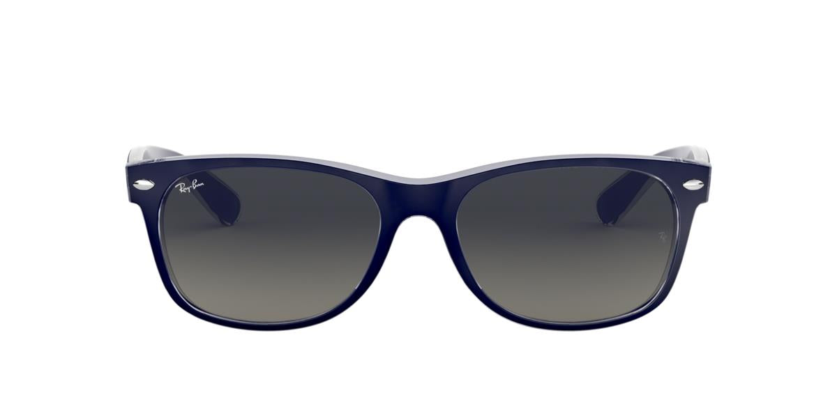 Ray-Ban RB2132 NEW WAYFARER - 605371 - Matte Blue On Transparent - 52 mm