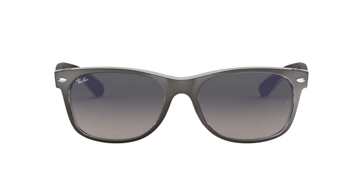 Ray-Ban RB2132 NEW WAYFARER - 614371 - Gunmetal On Transparent - 52 mm