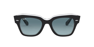 Ray-Ban RB2186 STATE STREET - 12943M - Black On Transparent - 49 mm