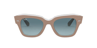 Ray-Ban RB2186 STATE STREET - 12973M - Beige On Transparent - 49 mm