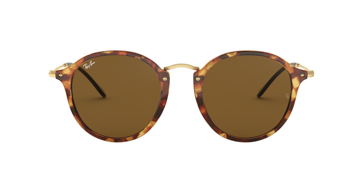Ray-Ban RB2447 ROUND - 1160 - Spotted Brown Havana - 49 mm