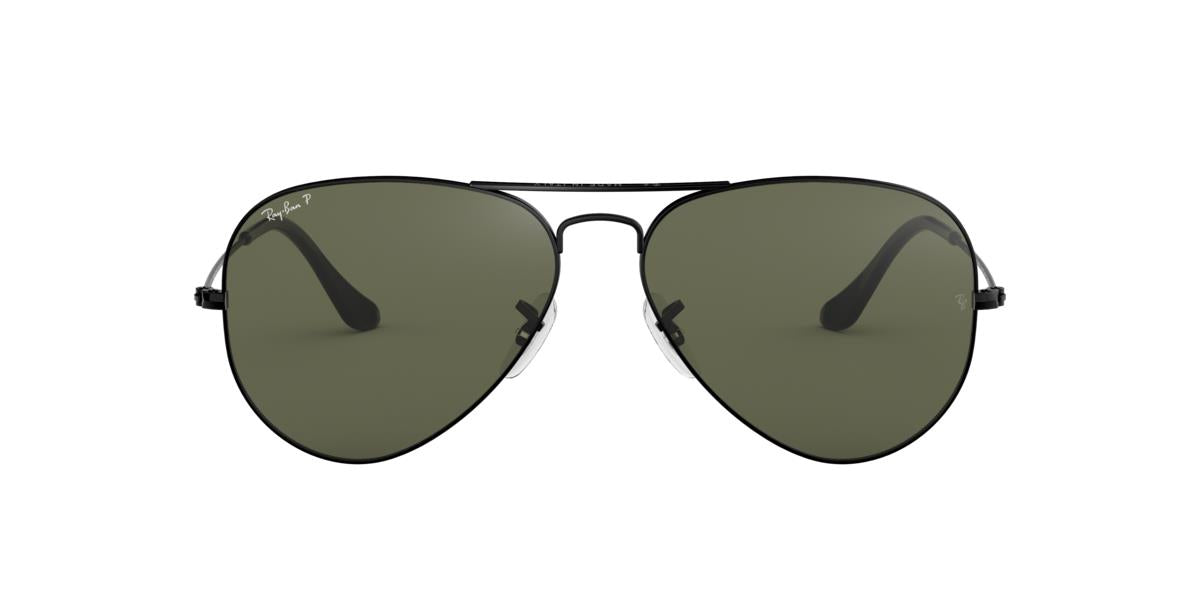 Ray-Ban RB3025 AVIATOR LARGE METAL - 002/58 - Black - 58 mm