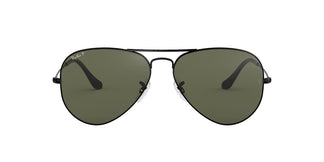 Ray-Ban RB3025 AVIATOR LARGE METAL - 002/58 - Black - 55 mm