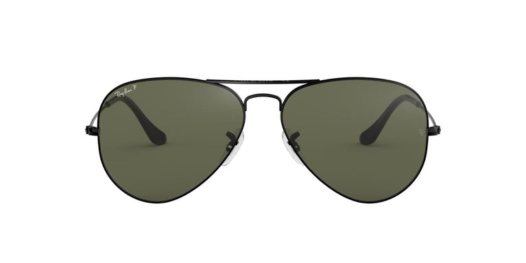Ray-Ban RB3025 AVIATOR LARGE METAL - 002/58 - Black - 55 mm