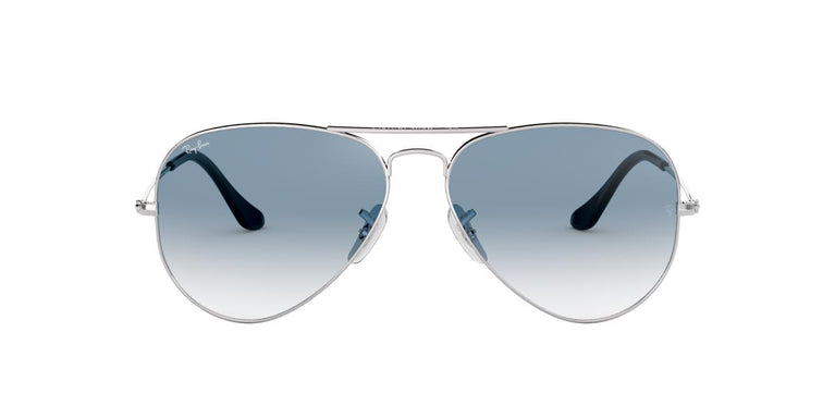 Ray-Ban RB3025 AVIATOR LARGE METAL - 003/3F - Silver - 58 mm