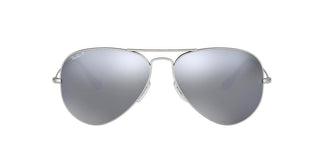 Ray-Ban RB3025 AVIATOR LARGE METAL - 019/W3 - Matte Silver - 58 mm