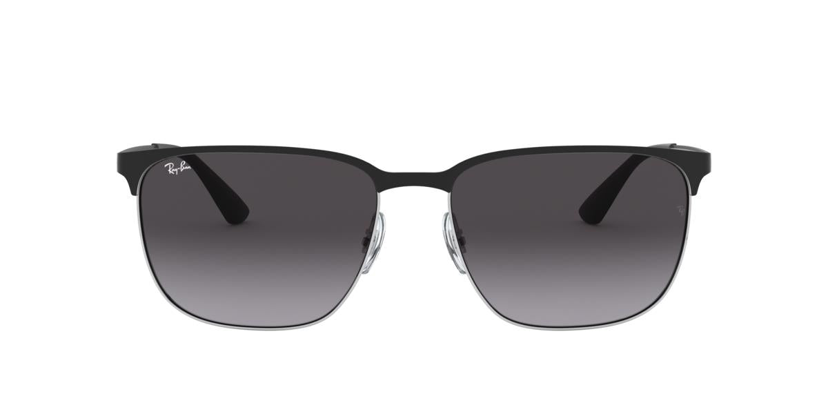 Ray-Ban RB3569 - 90048G - Black On Silver - 59 mm