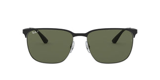 Ray-Ban RB3569 - 90049A - Black On Silver - 59 mm