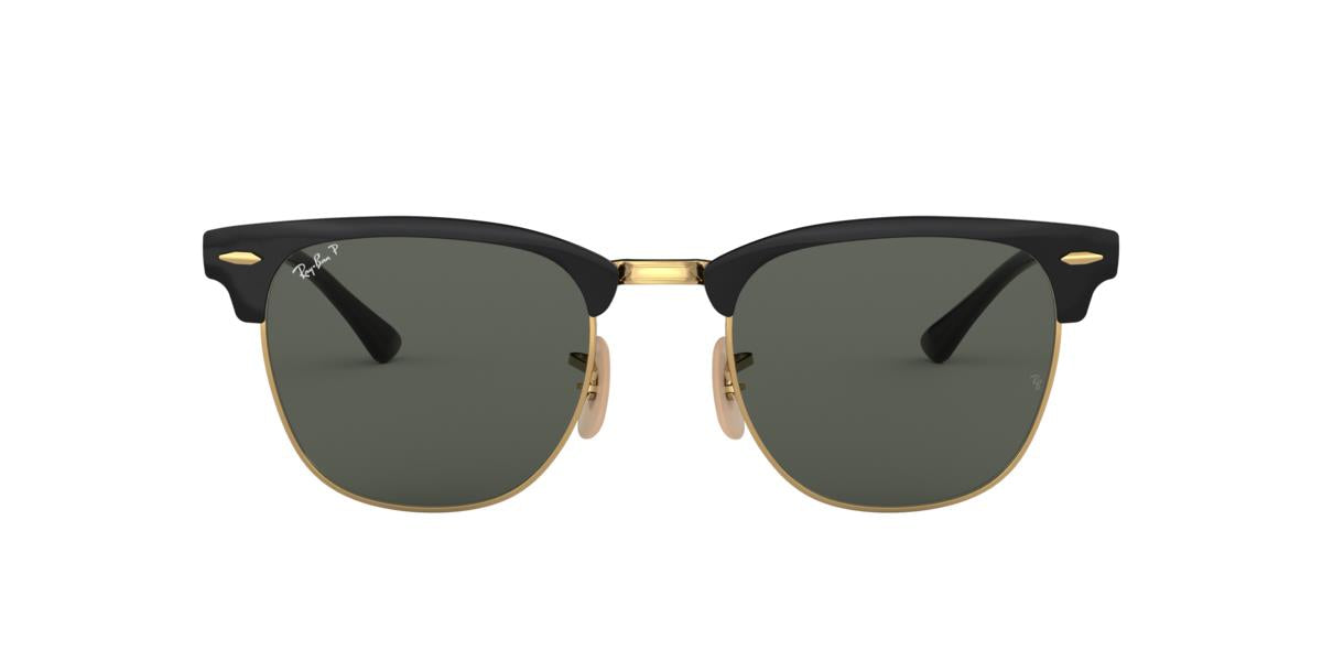 Ray-Ban RB3716 CLUBMASTER METAL - 187/58 - Black On Arista - 51 mm